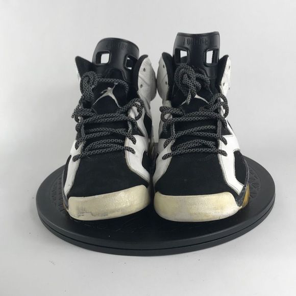 Nike Air Jordan 6 Retro Oreo 2009 Black/White 384664-101 Men’s Size 10 - Picture 2 of 12